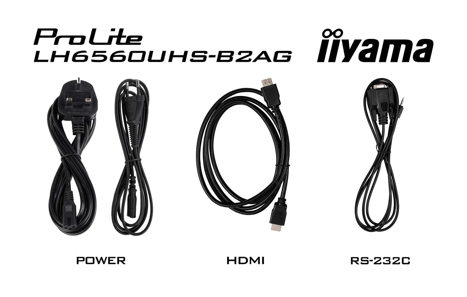 Iiyama ProLite LH6560UHS-B2AG Signage Display 164cm (64,5 Zoll)