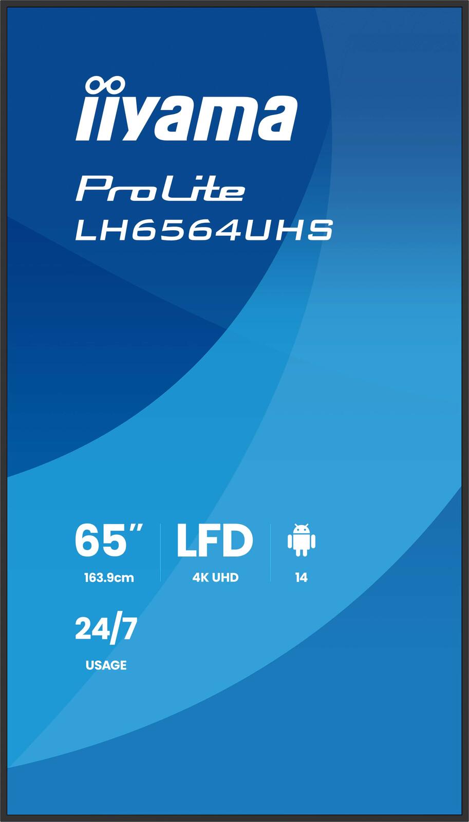 iiyama ProLite LH6564UHS-B1AG Signage Display 165,1 cm (65')