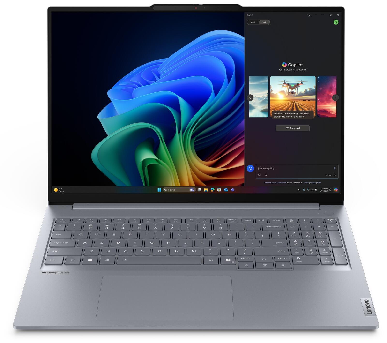 Lenovo ThinkBook 16 G7 QOY Snapdragon X Plus X1P-42-100 Notebook 40,6 cm (16')