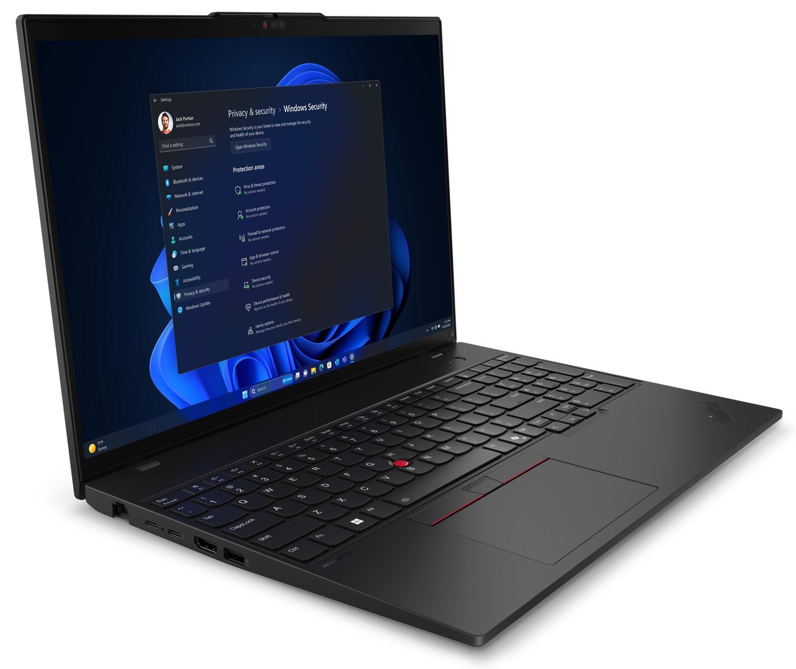 Lenovo ThinkPad L16 Gen 1 Intel Core Ultra 7 155U Notebook 40,6 cm (16')