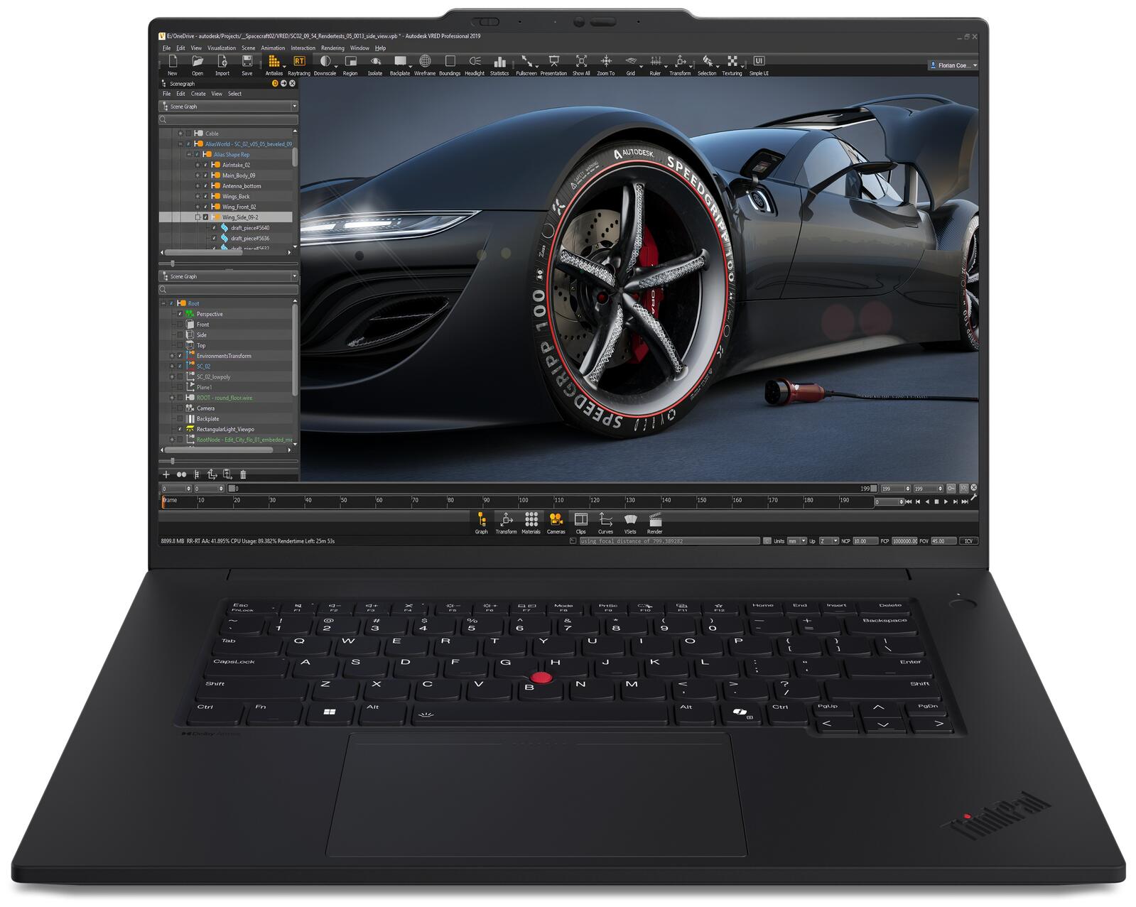 Lenovo ThinkPad P1 Gen 7 Intel Core Ultra 9 185H vPro Mobile Workstation 40,6 cm (16')