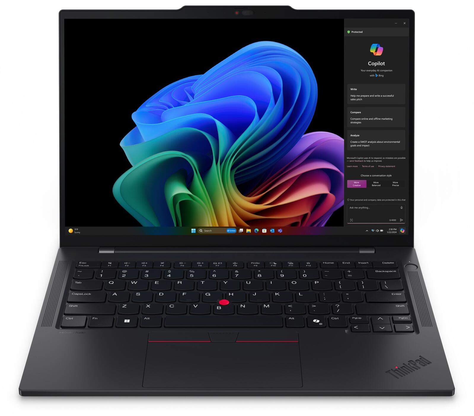 Lenovo ThinkPad T14s Gen 6 Snapdragon® X Elite Notebook 35,56 cm (14')