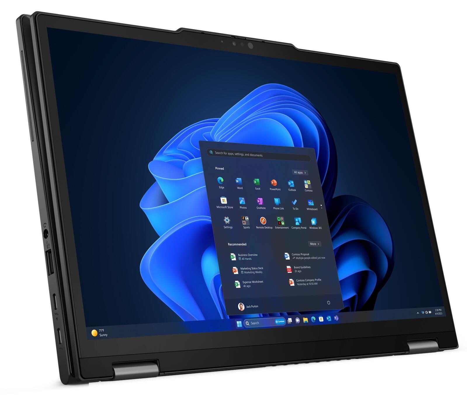Lenovo ThinkPad X13 2-in-1 Gen 5 Intel Core Ultra 7 155U Notebook 33,8 cm (13,3')