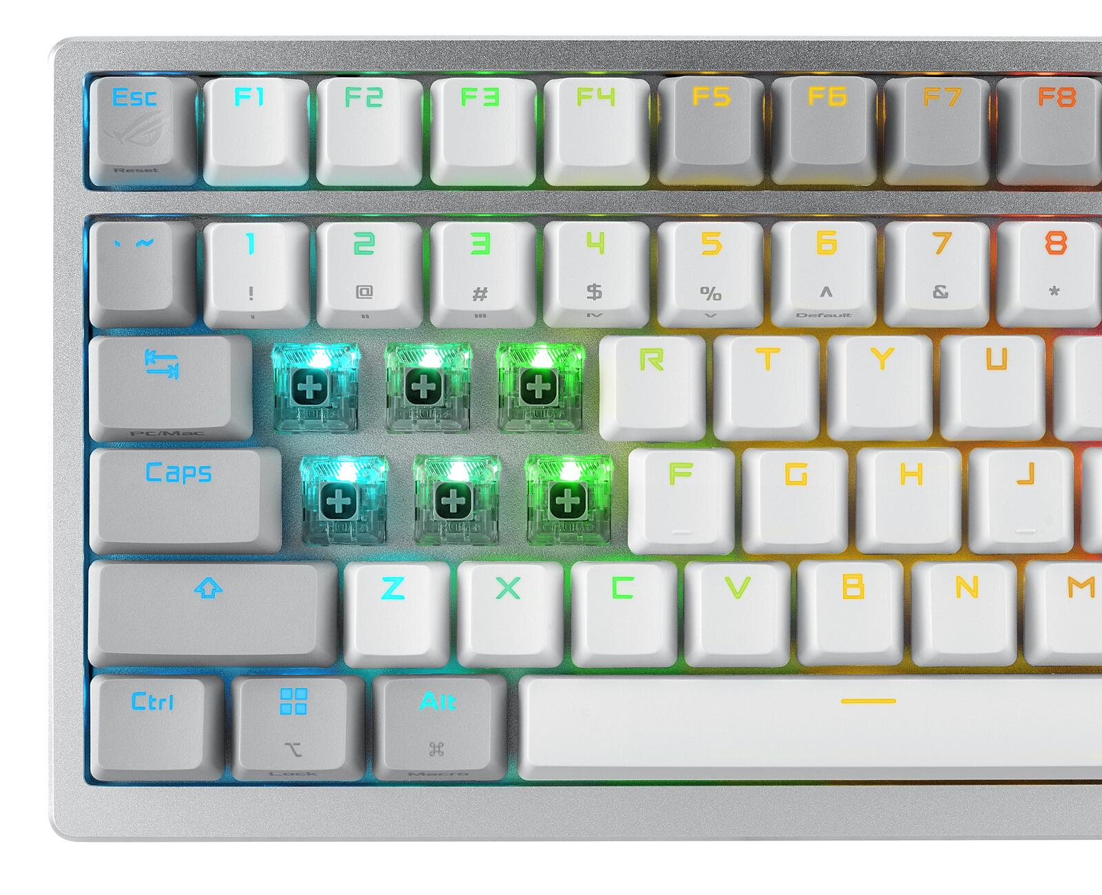 ASUS ROG Azoth RGB Gaming-Tastatur, weiß