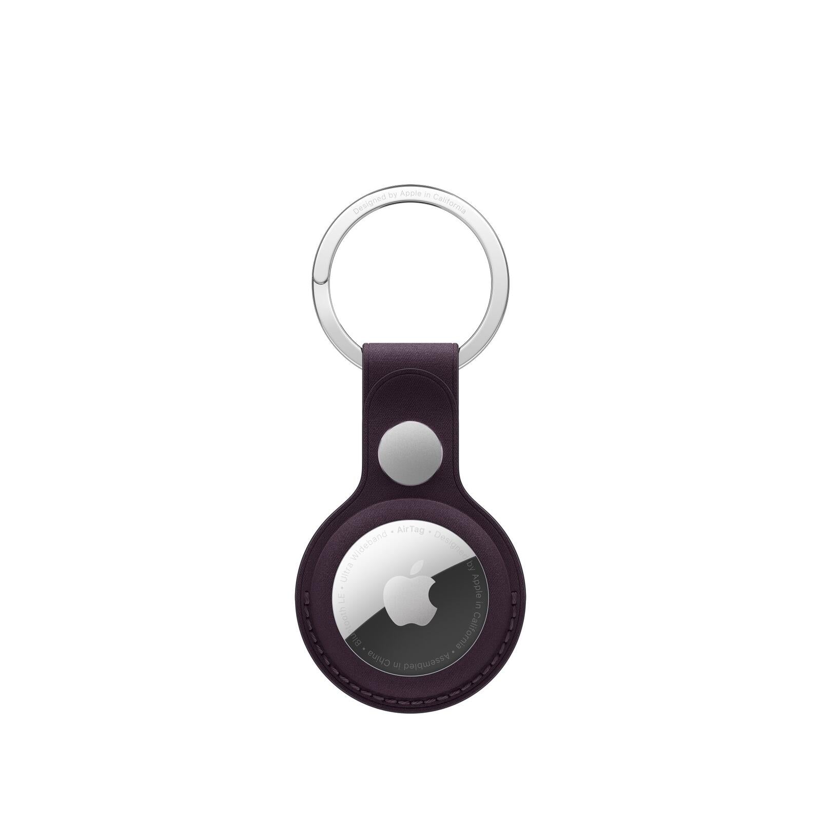Apple AirTag Schlüsselanhänger aus Feingewebe (brombeere)