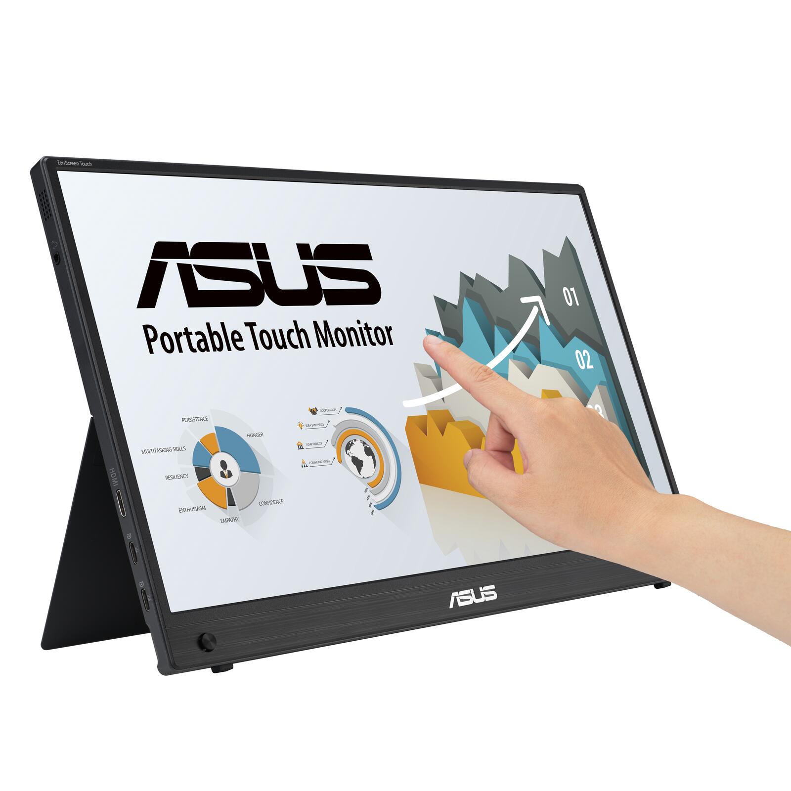 ASUS ZenScreen MB16AHT tragbarer Touch-Monitor 39,6 cm (15,6 Zoll)