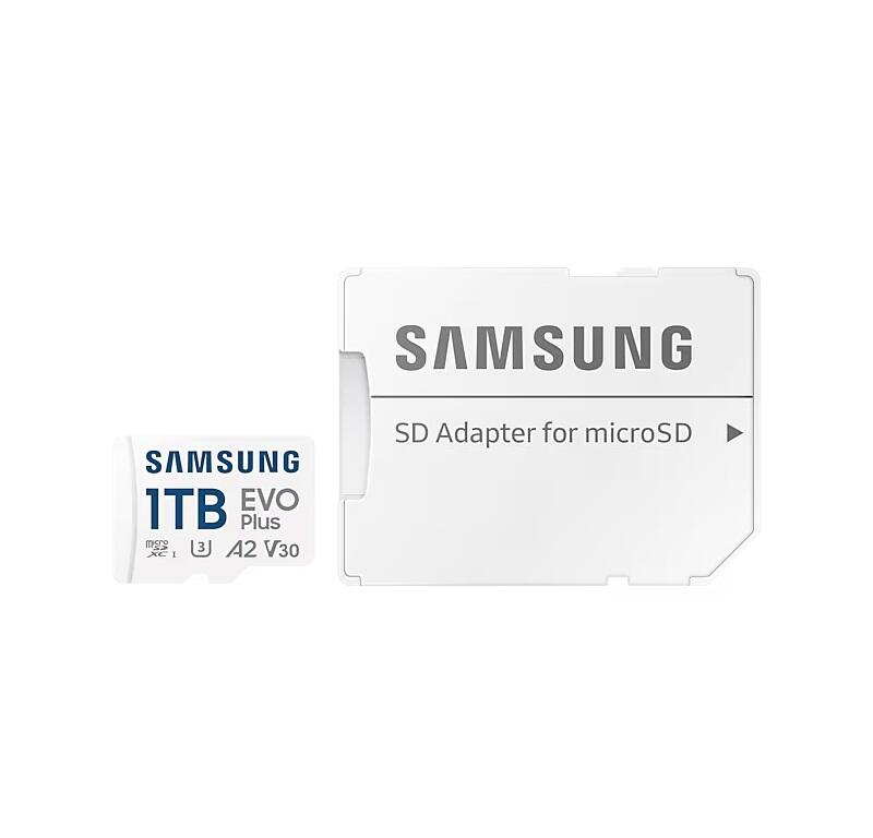 Samsung microSD EVO Plus (2024) mit SD-Adapter, 1 TB