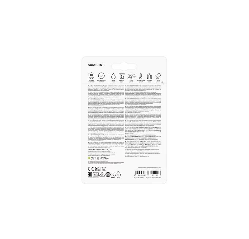 Samsung microSD EVO Plus (2024) mit SD-Adapter, 1 TB