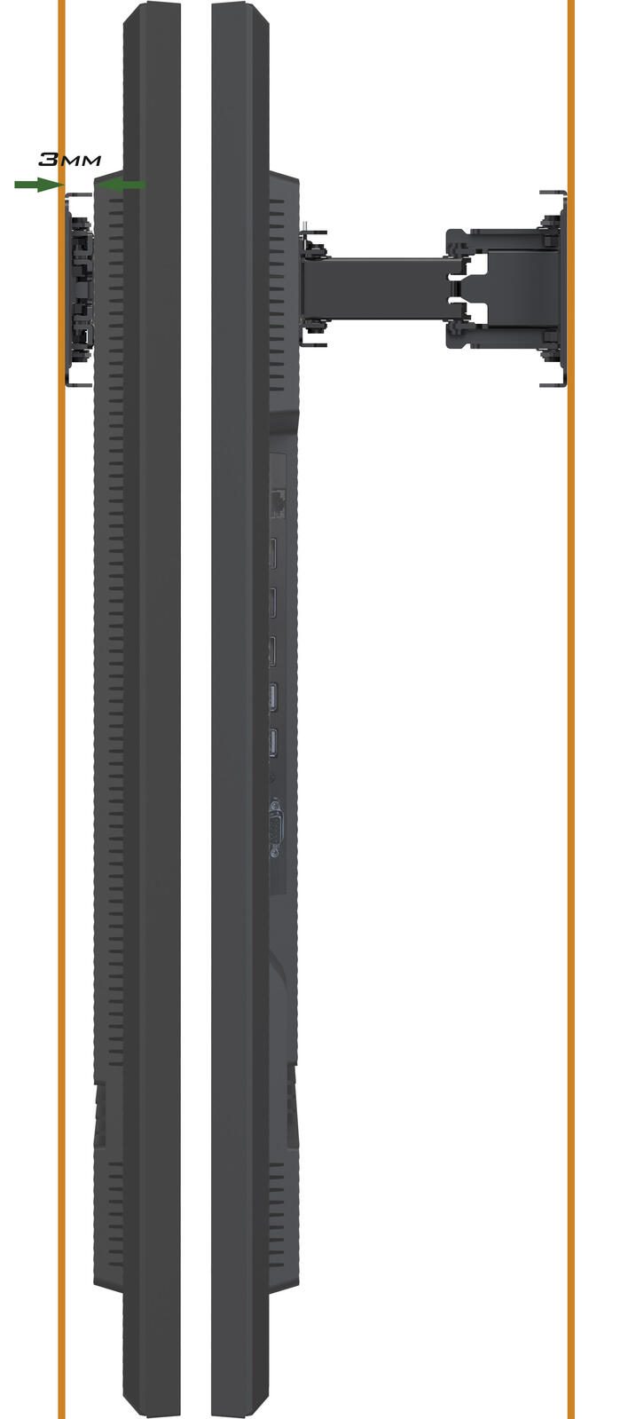 iiyama MD-WM0001 Halterungsset für die Wandinstallation