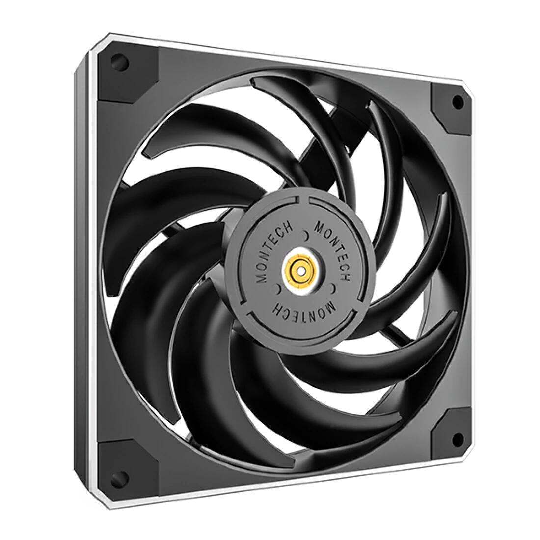 Montech Lüfter Metal 120 PWM, 120mm, Schwarz