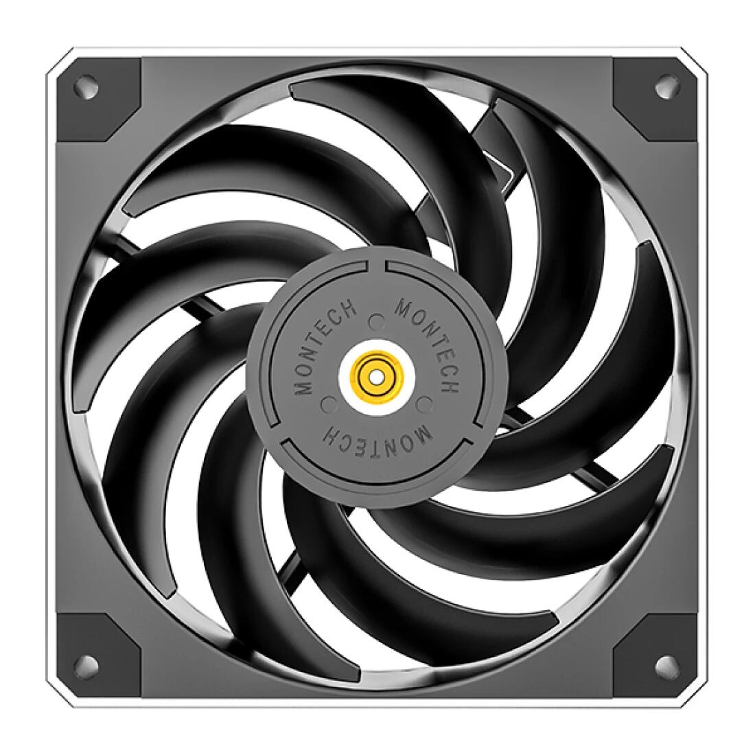Montech Lüfter Metal 120 PWM, 120mm, Schwarz