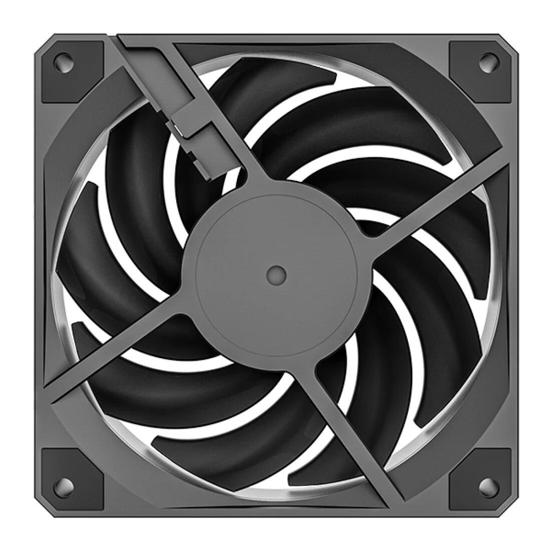 Montech Lüfter Metal 120 PWM, 120mm, Schwarz