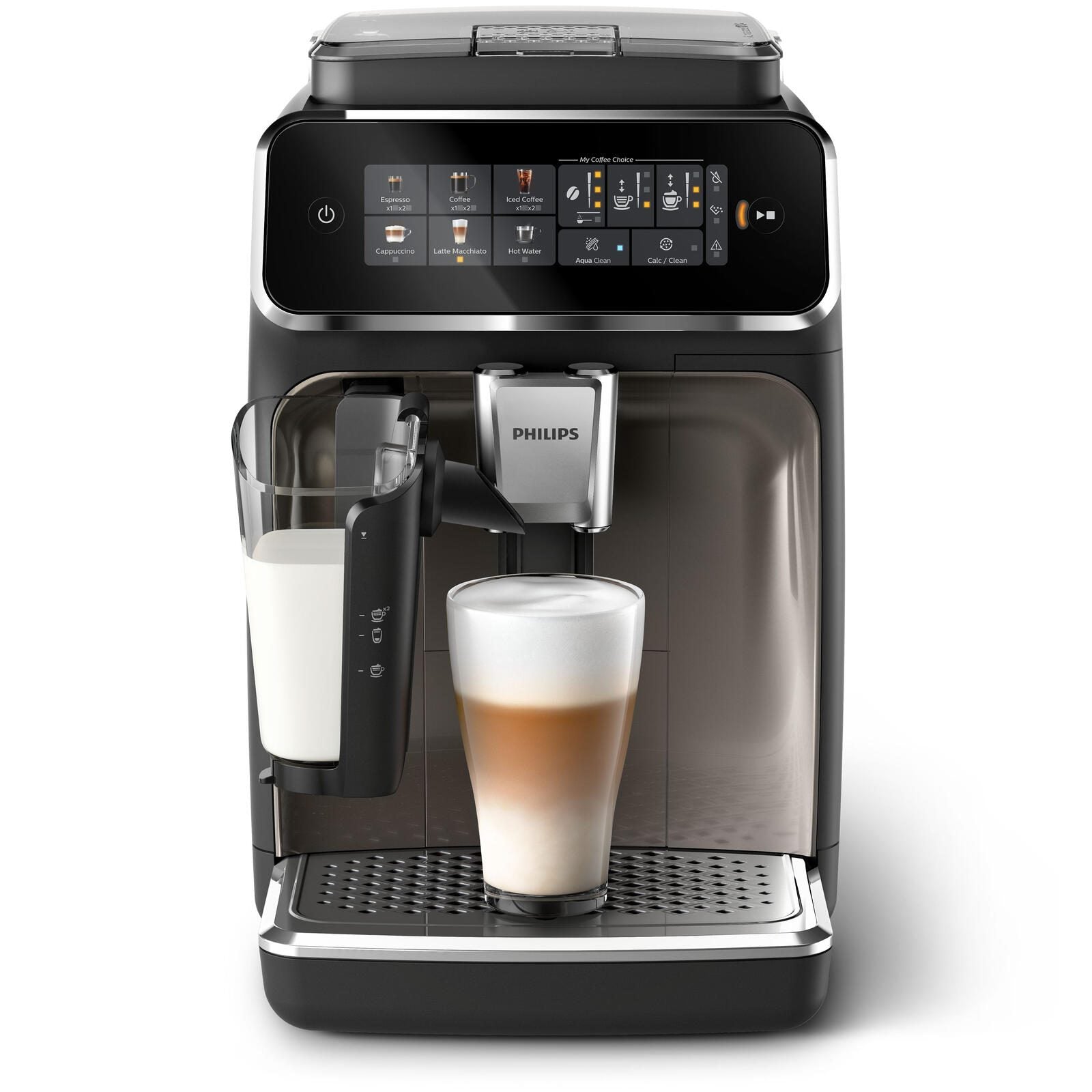Philips Kaffeemaschine EP3347 90 Latte Go black chrom