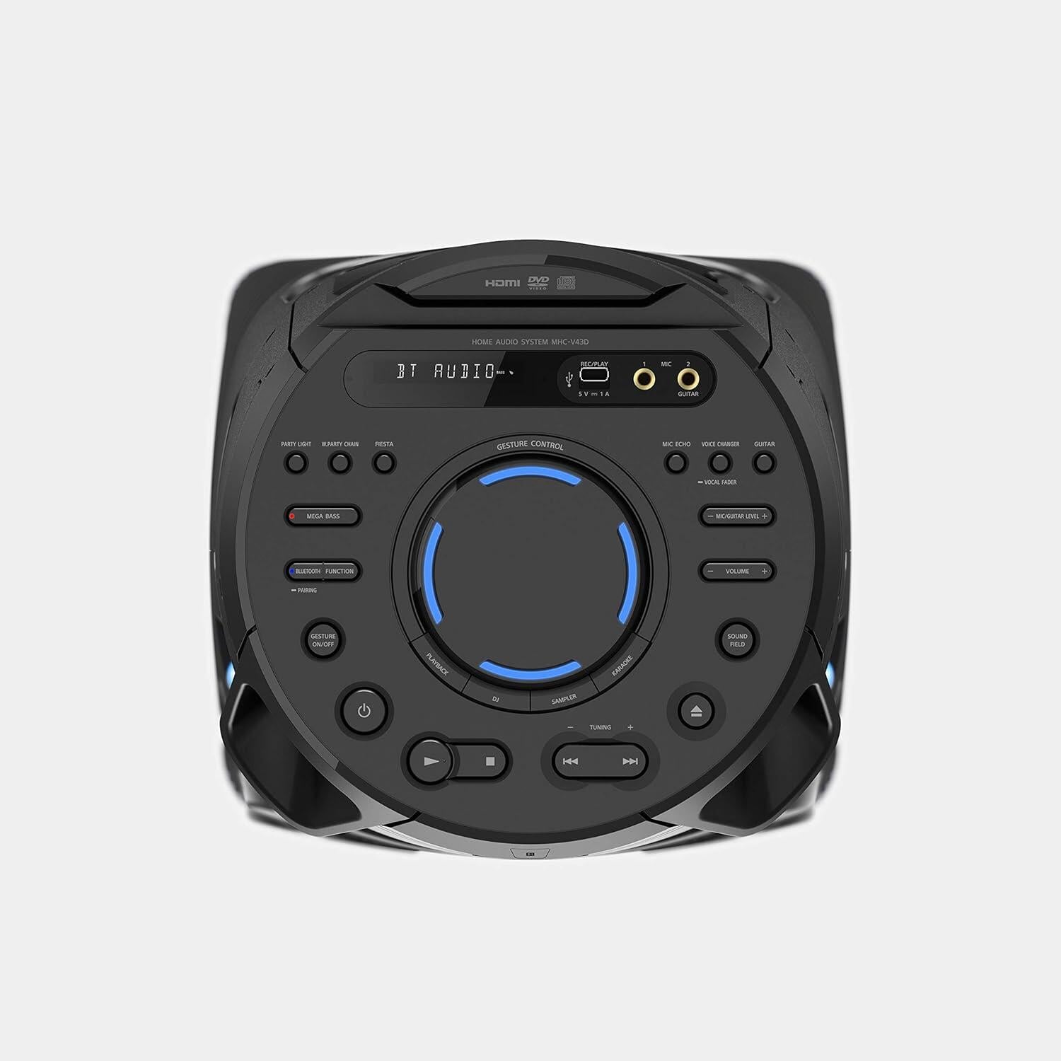 Sony MHC-V43D BT-Lautsprecher, Schwarz RGB