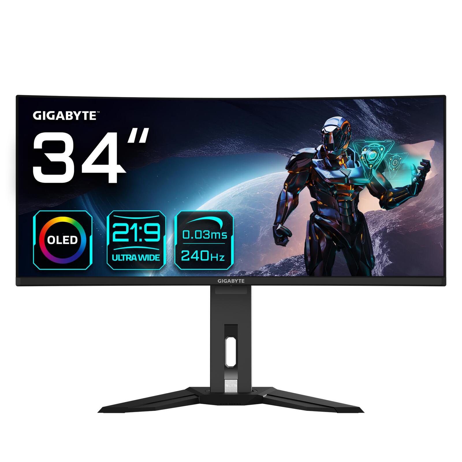 GIGABYTE MO34WQC2 WQHD Curved Gaming Monitor 34' (86,3cm)