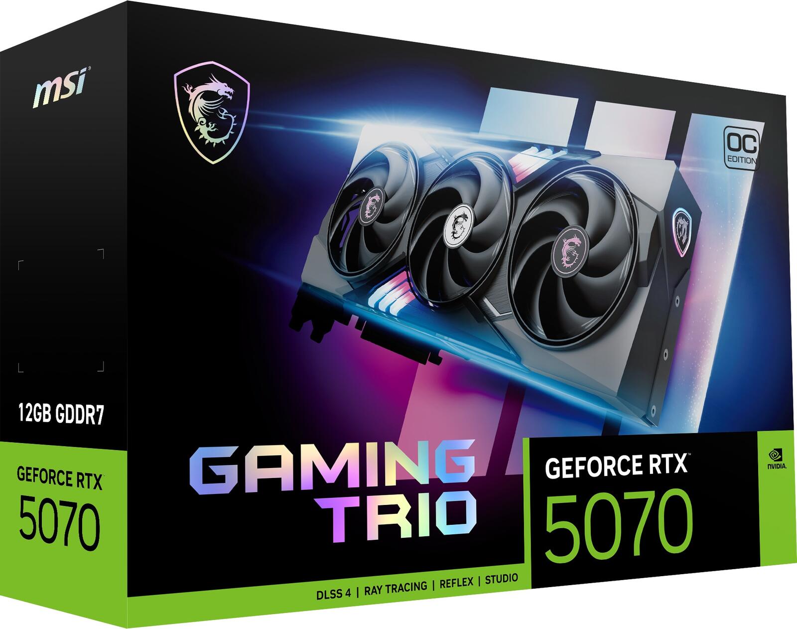 MSI GeForce RTX 5070 12G GAMING TRIO OC