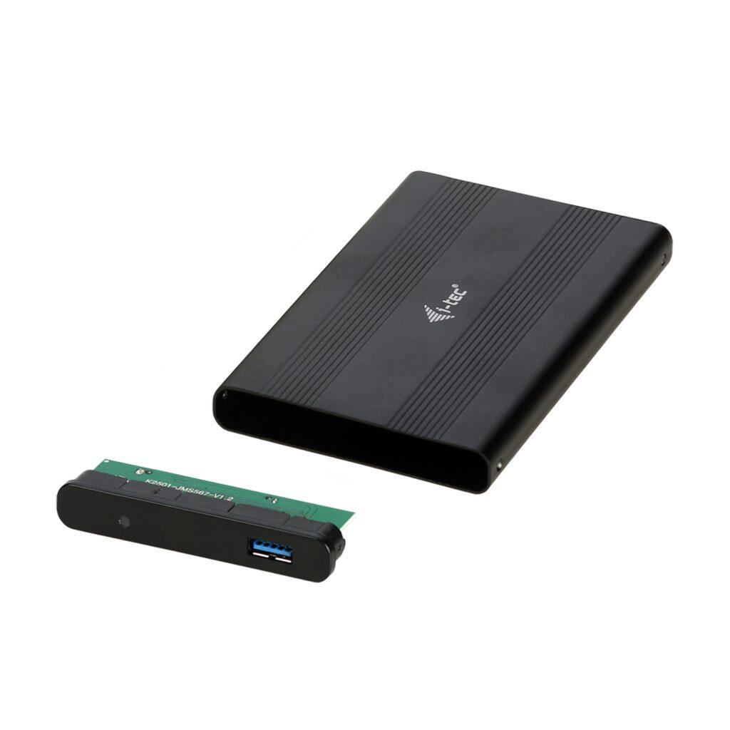 I-TEC USB-A MySafe Advance AluBasic Gehaeuse für 2.5″ SATA I/II/III HDD oder SSD