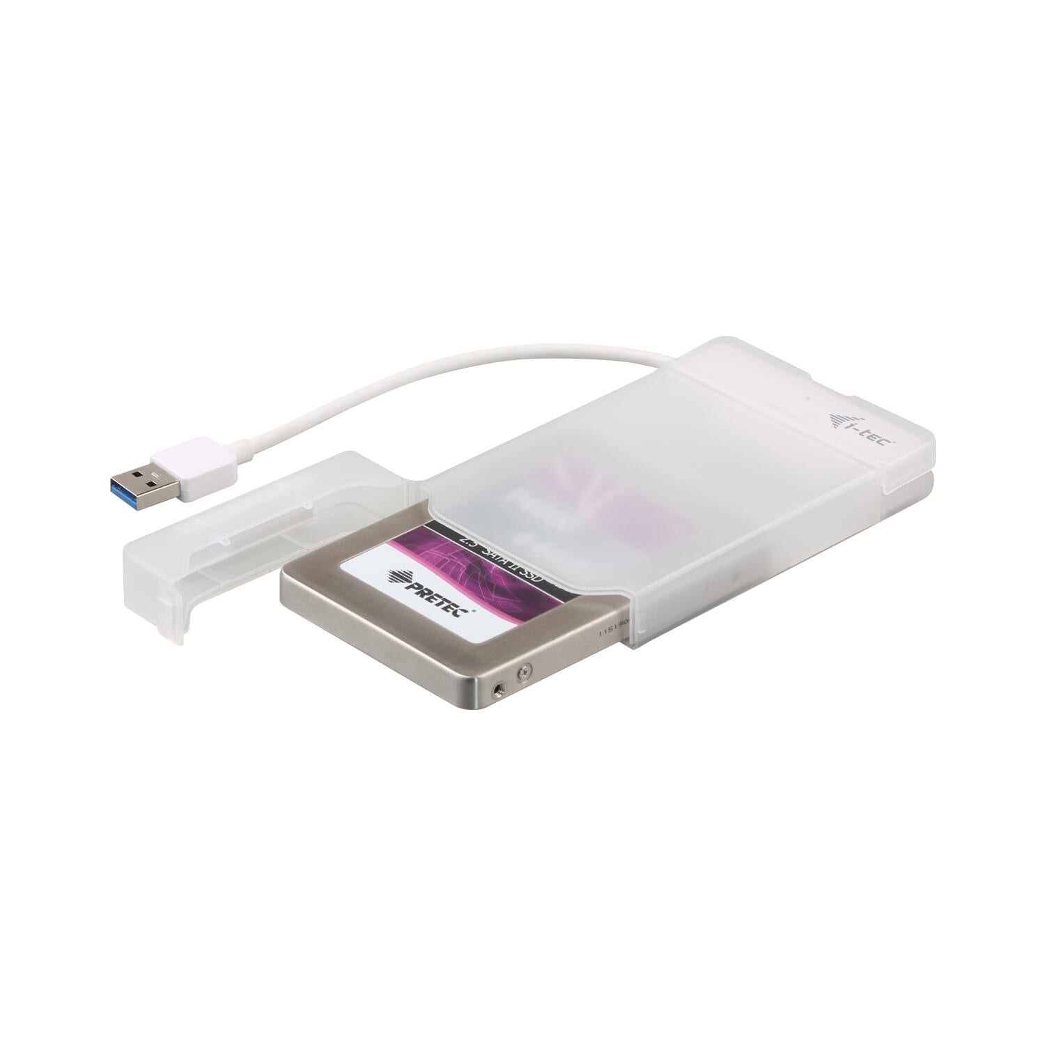 I-TEC USB-A Advance MySafe Easy Gehäuse für 2.5' SATA Festplatten