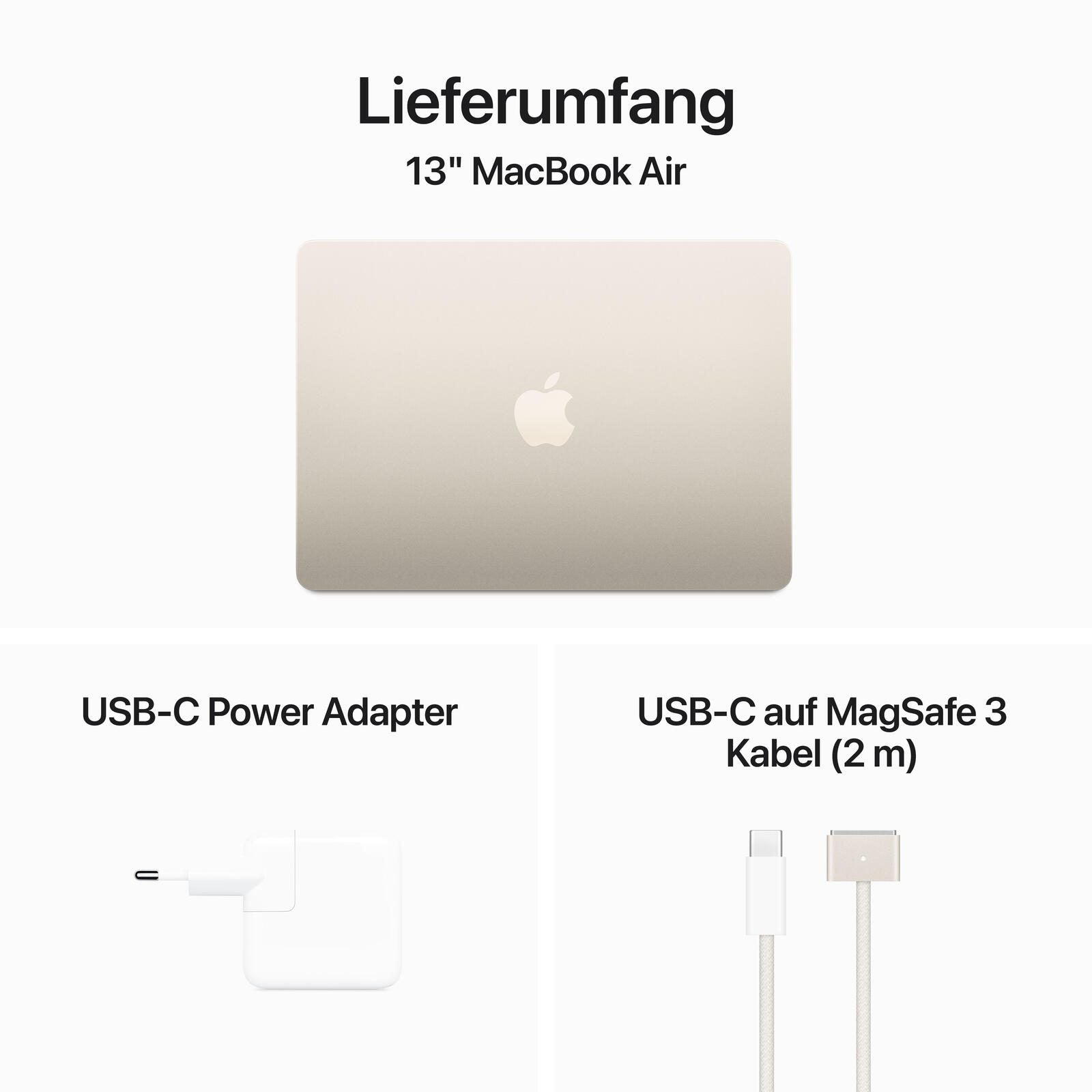 Apple MacBook Air 34,46cm (13,6') polarstern
