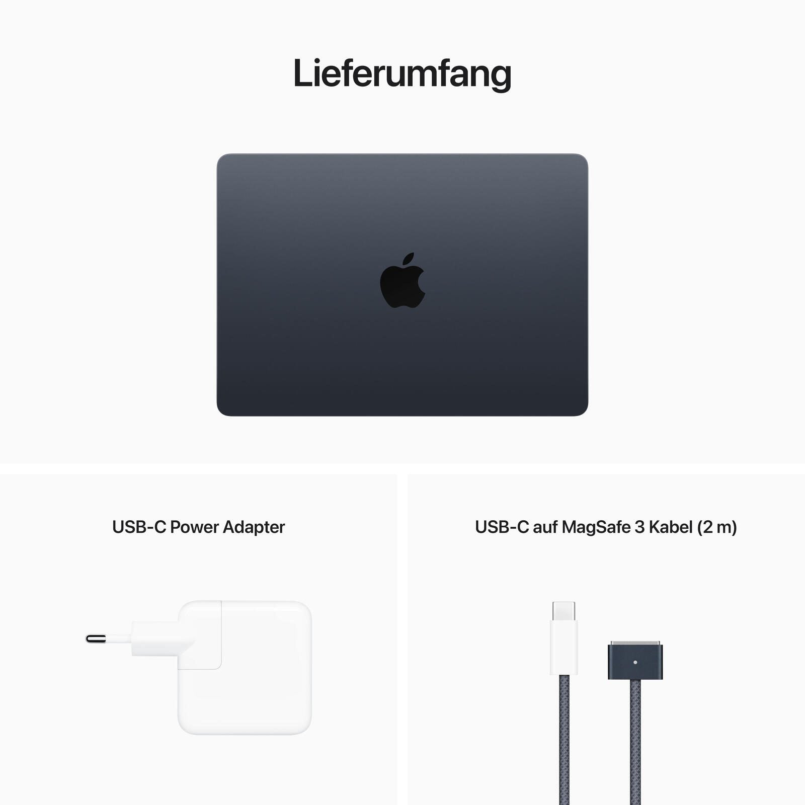 Apple MacBook Air 34,46 cm (13,6') mitternacht