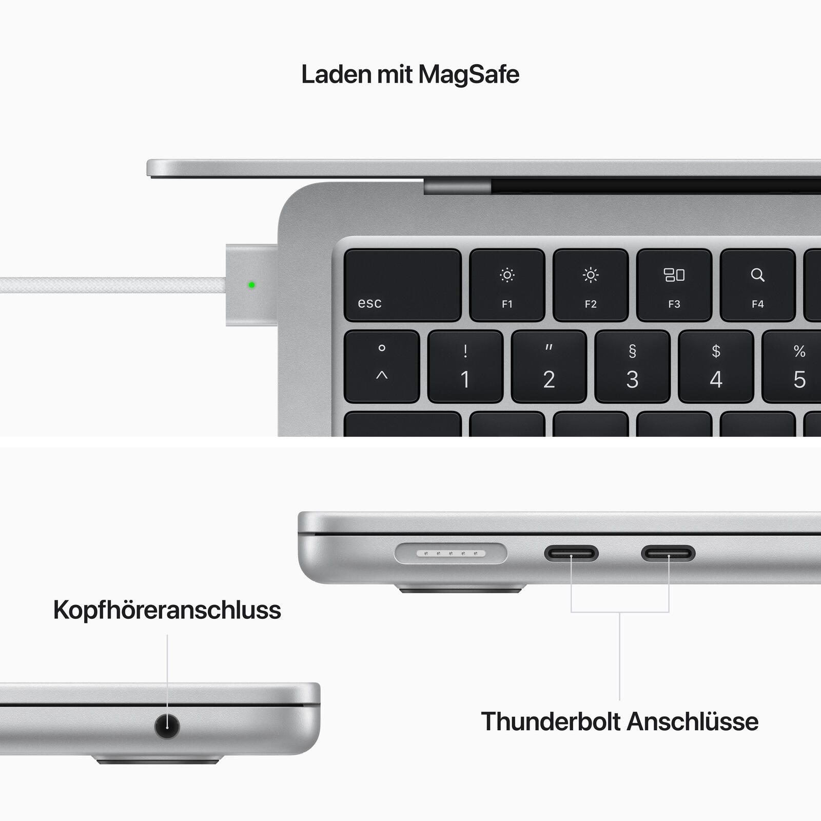 Apple MacBook Air 34,46 cm (13,6') silber