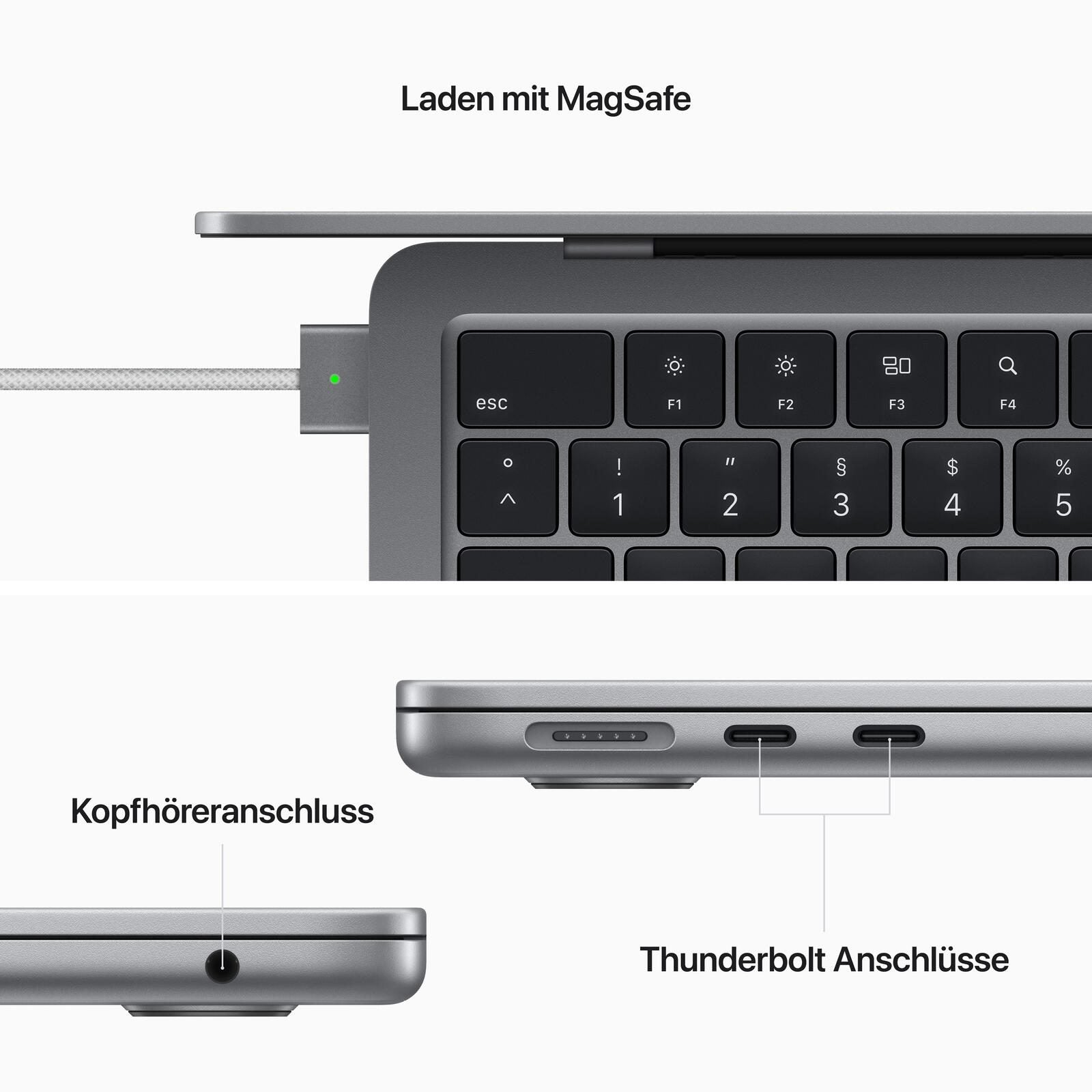 Apple MacBook Air 34,46 cm (13,6') space grau