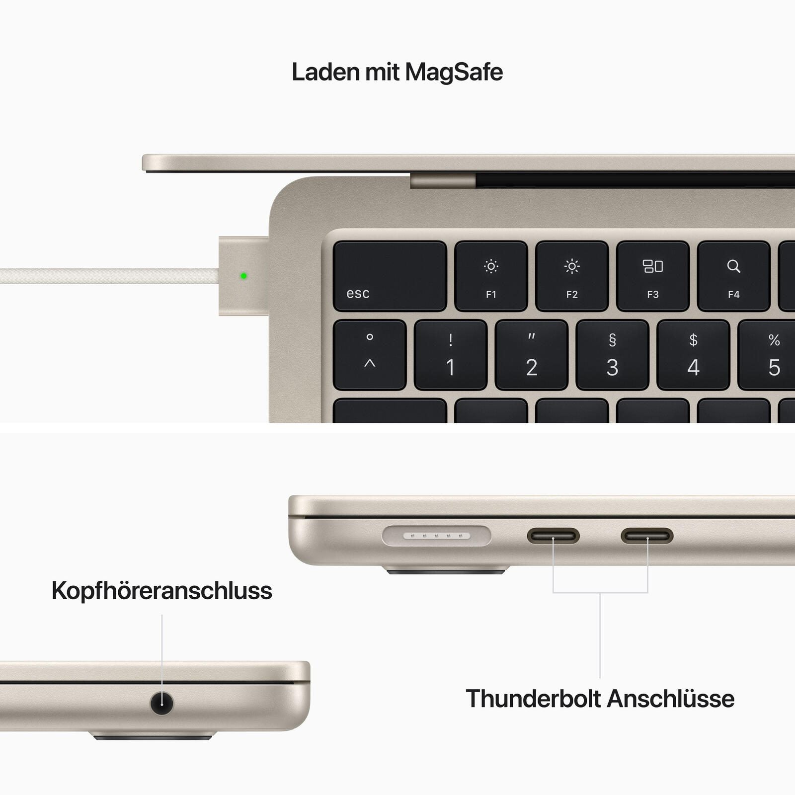 Apple MacBook Air 34,46 cm (13,6') polarstern