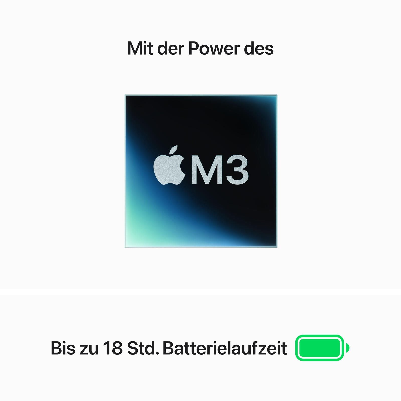 Apple MacBook Air 34,46 cm (13,6') mitternacht