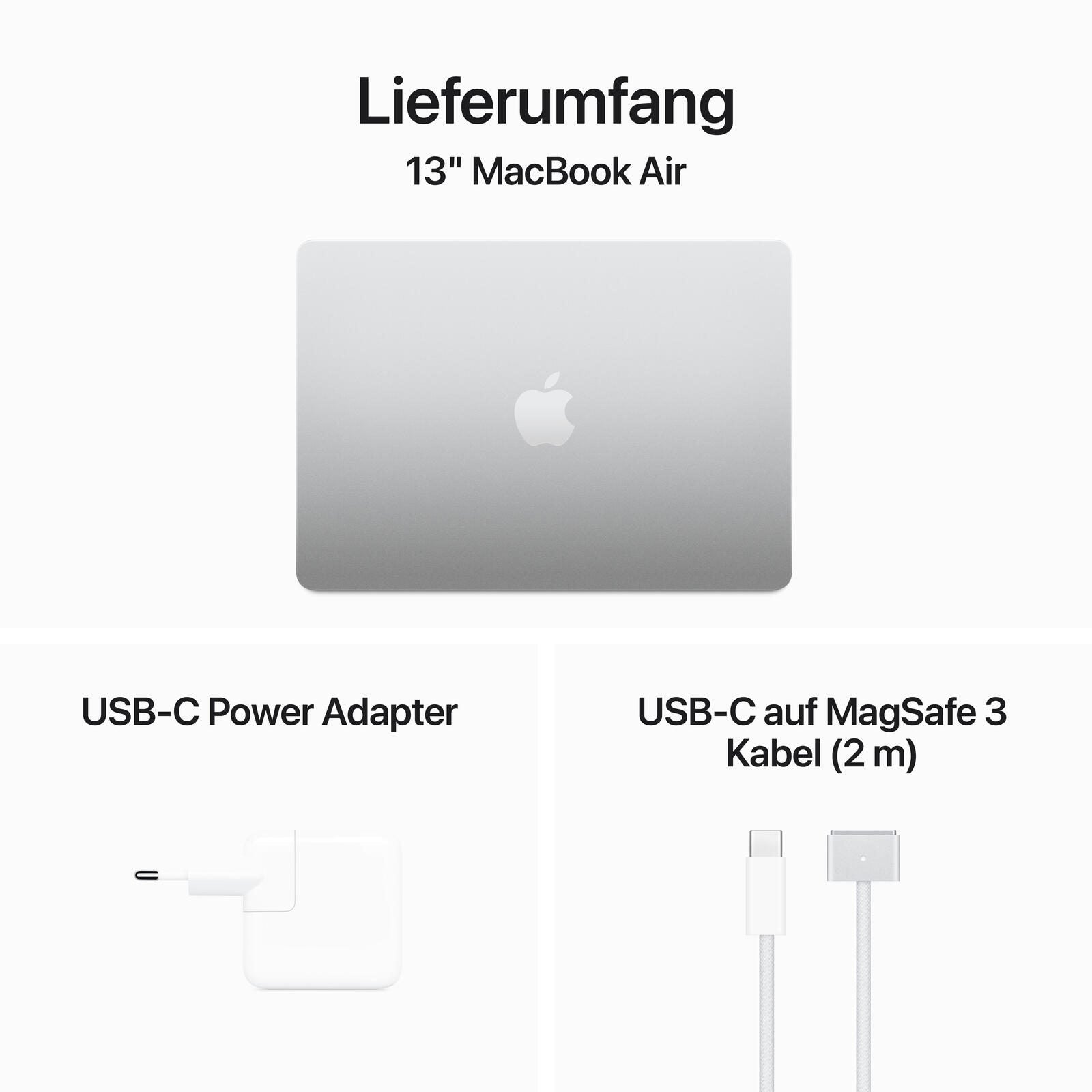 Apple MacBook Air 34,46 cm (13,6') silber