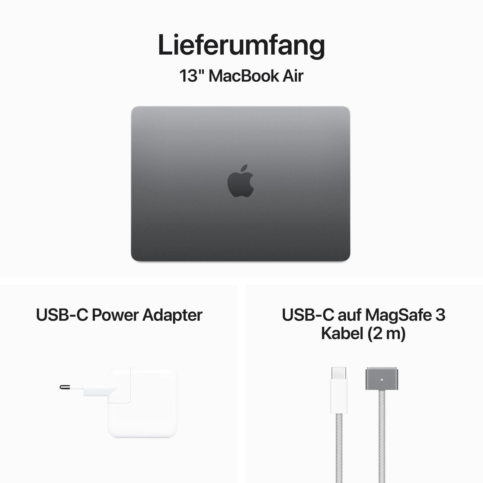 Apple MacBook Air 34,46 cm (13,6') space grau