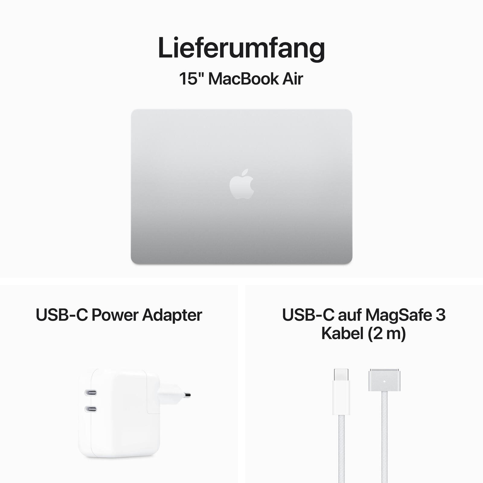 Apple MacBook Air 38,91 cm (15,3') silber