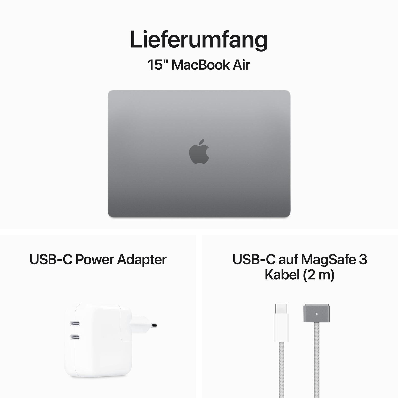 Apple MacBook Air 38,91 cm (15,3') space grau