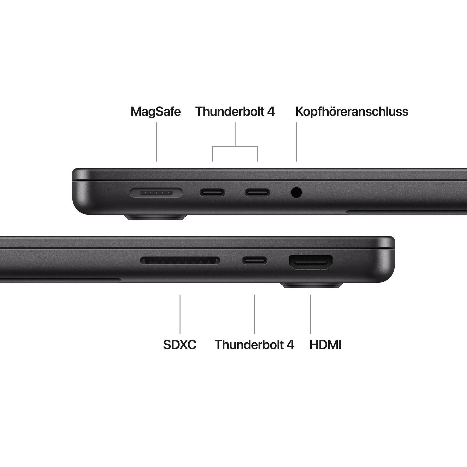 Apple MacBook Pro 35,97 cm (14,2') space schwarz