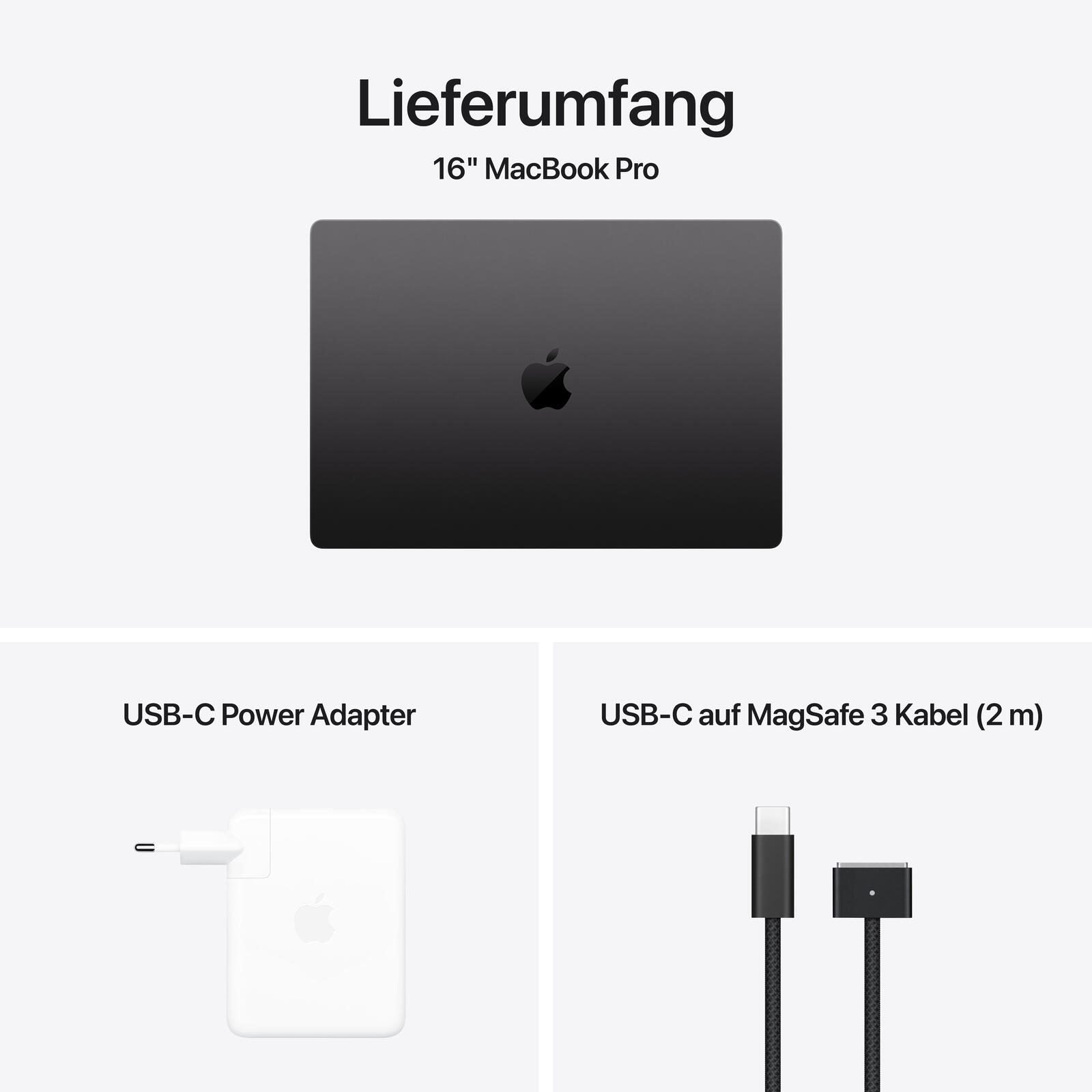B-WARE Apple MacBook Pro 41,05 cm (16,2') space schwarz