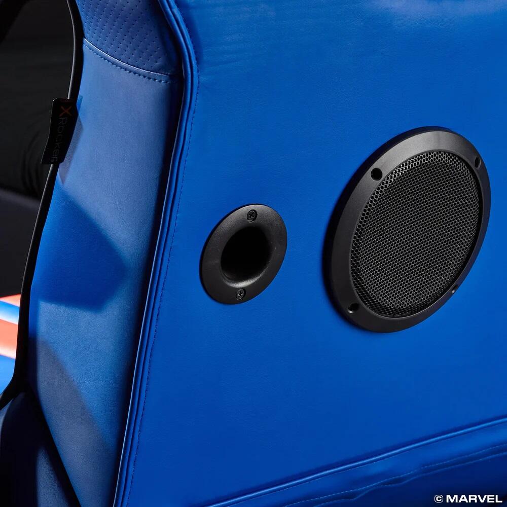 B-WARE X Rocker Marvel™ Elite 2.1 Gaming-Sessel im Spider-Man Design - blau/rot