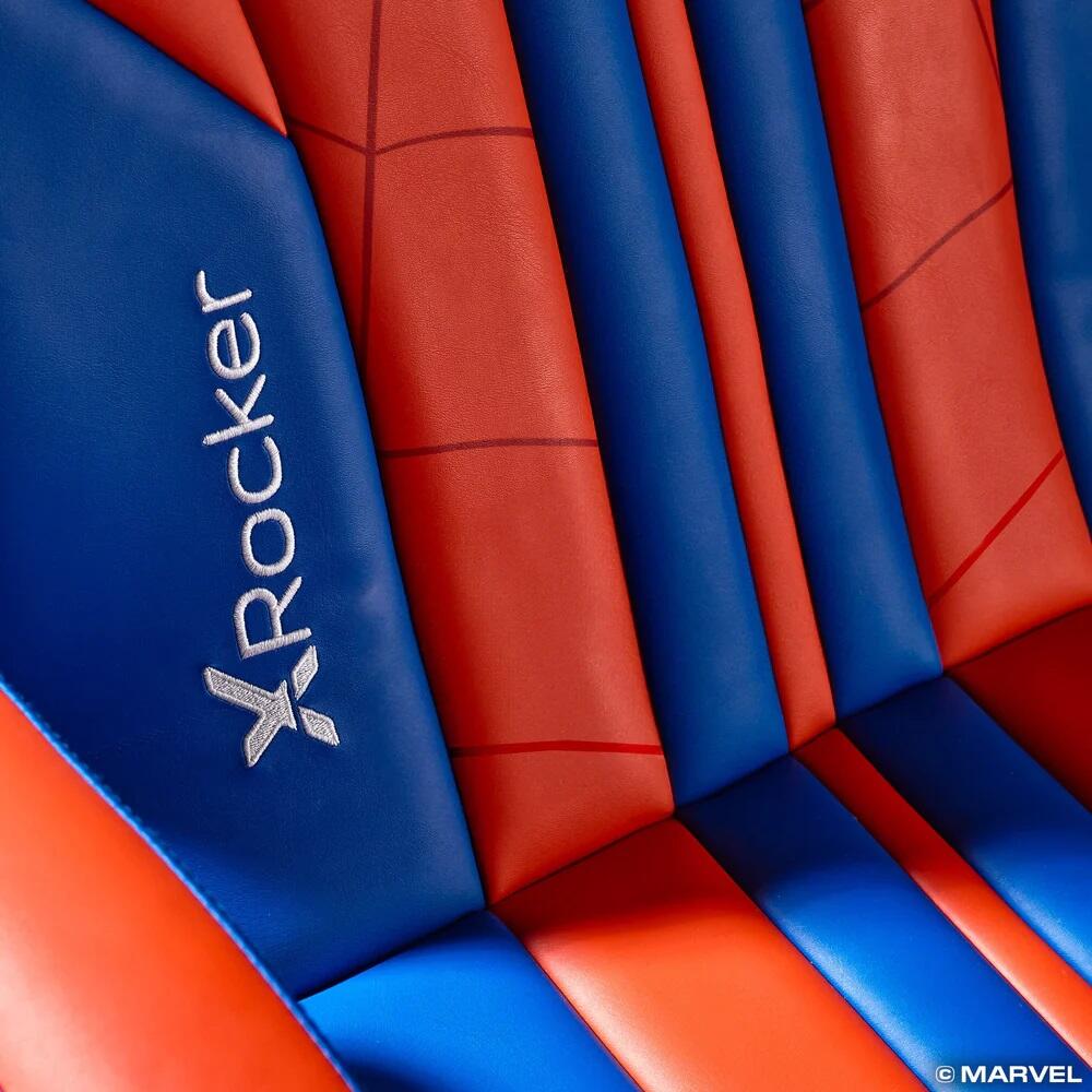 B-WARE X Rocker Marvel™ Elite 2.1 Gaming-Sessel im Spider-Man Design - blau/rot