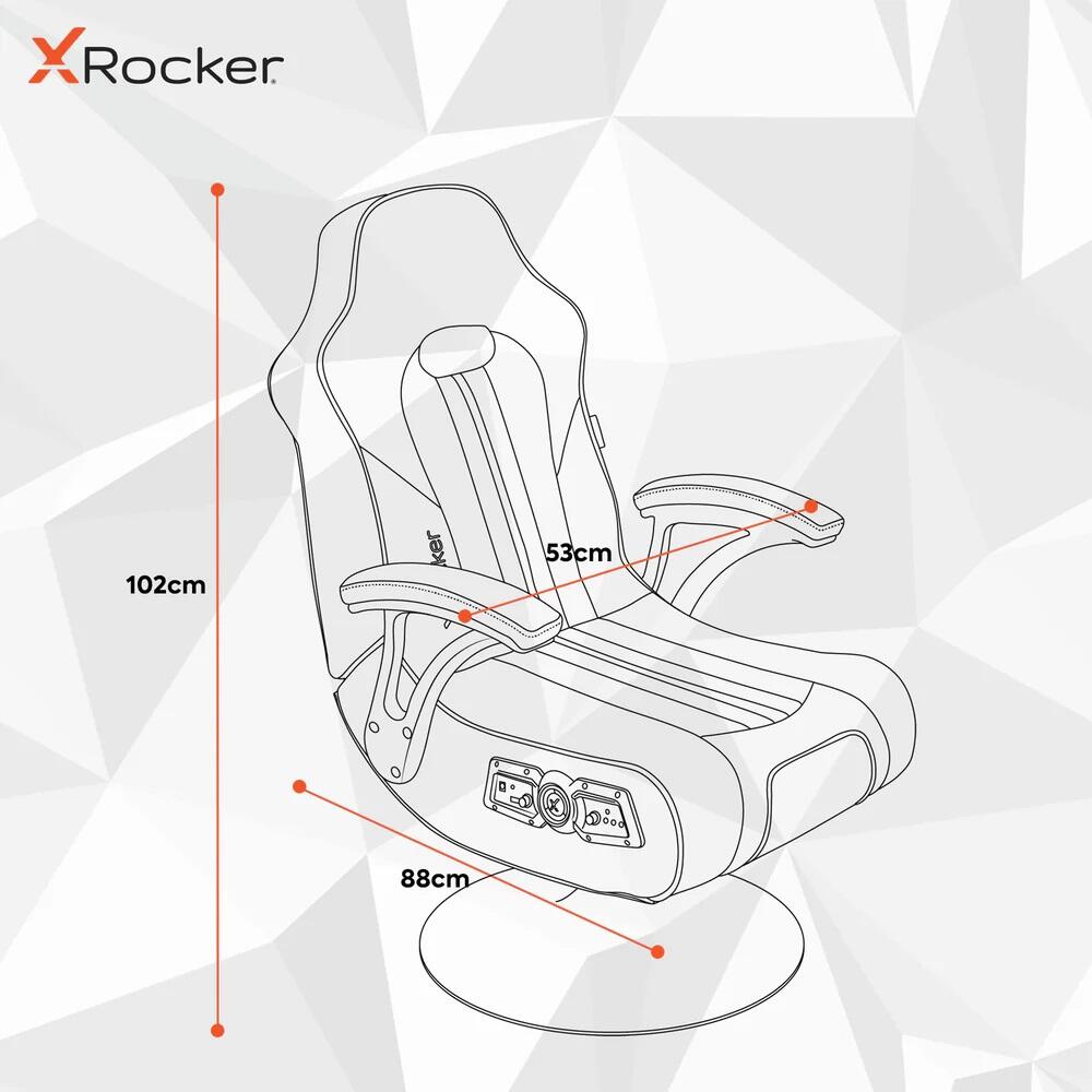 B-WARE X Rocker Marvel™ Elite 2.1 Gaming-Sessel im Spider-Man Design - blau/rot