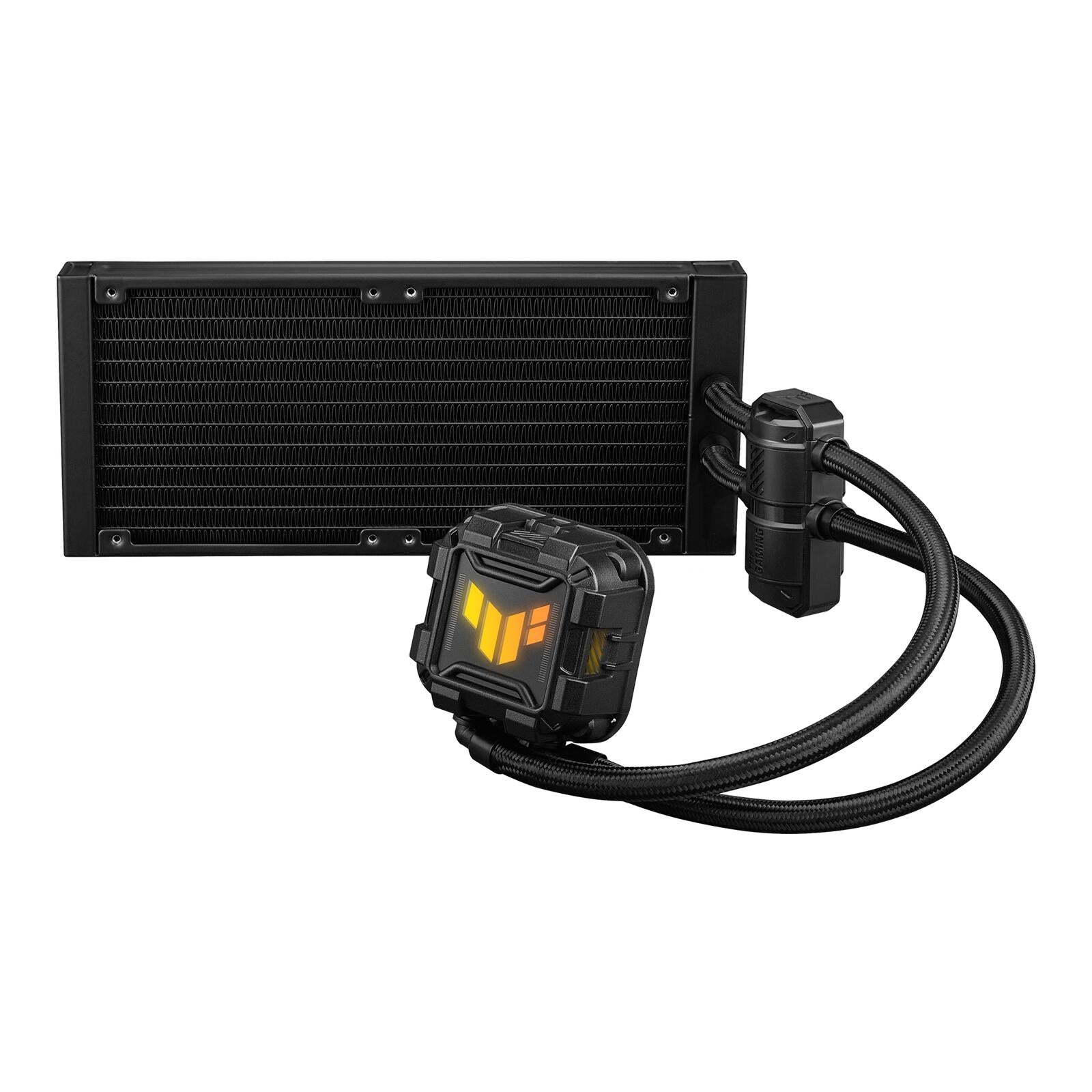 ASUS TUF Gaming LC II 240 ARGB All-in-One-Flüssig-CPU-Kühler (Aura Sync Beleuchtung, 2x TUF Gaming 120mm ARGB-Radiatorlü