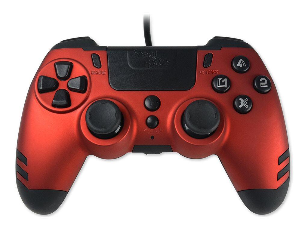 Steelplay Kabelgebundener Controller, Rot