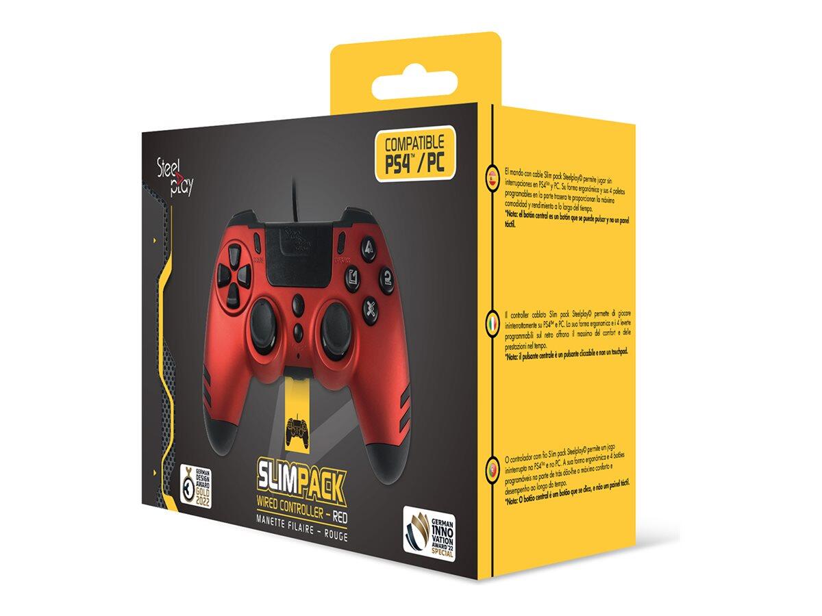 Steelplay Kabelgebundener Controller, Rot