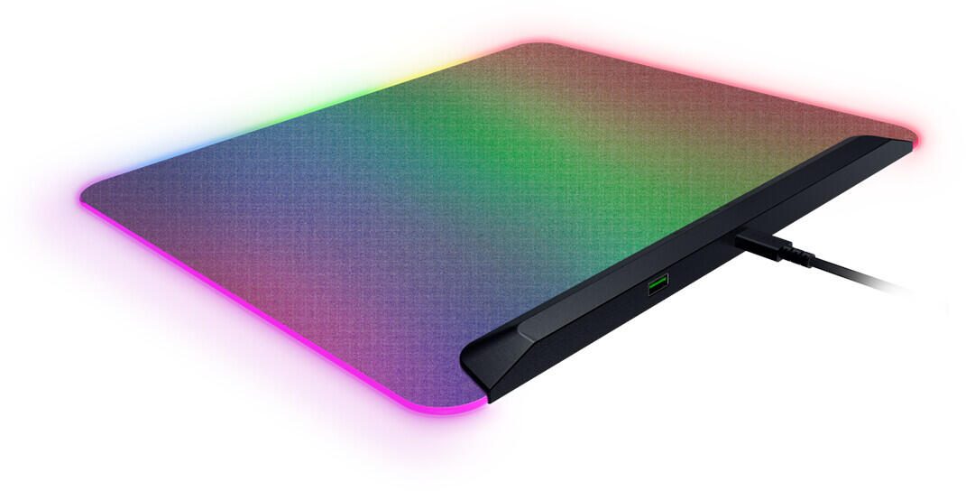 Razer Firefly V2 Pro Komplett beleuchtetes RGB-Gaming-Mauspad, schwarz