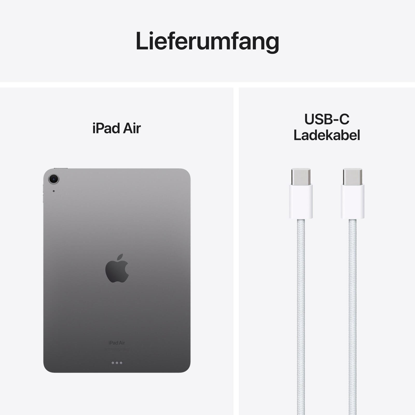 Apple iPad Air 27,59cm (11') 6. Generation Wi-Fi 256GB space grau