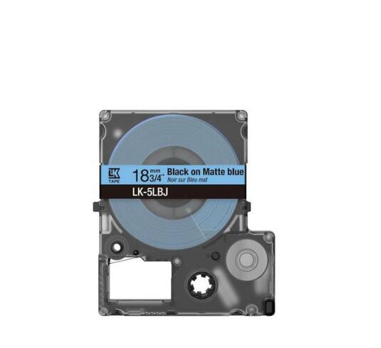 Epson LabelWorks LK-4LBJ - Schwarz auf Mattblau - Rolle (1,2 cm x 8 m) 1 Kassette