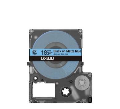 Epson LabelWorks LK-5LBJ - Schwarz auf Mattblau - Rolle (1,8 cm x 8 m) 1 Kassette