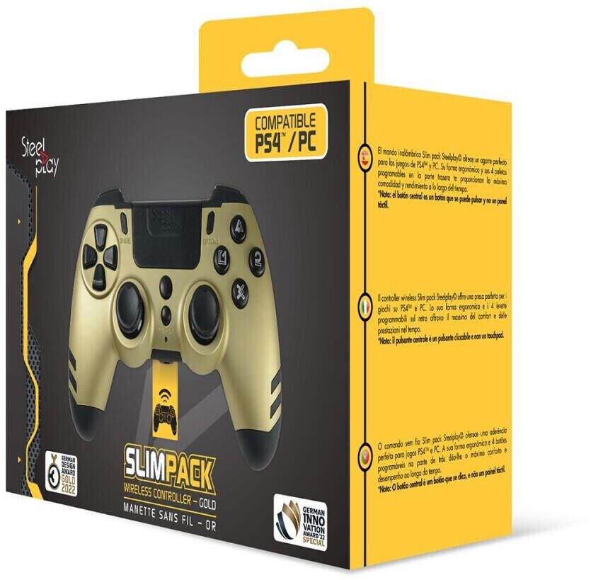 Steelplay Slim Pack Wireless Controller, gold