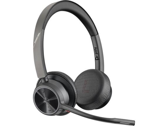 Poly Voyager 4300 UC Series 4320 MS Teams Stereo Headset On-Ear