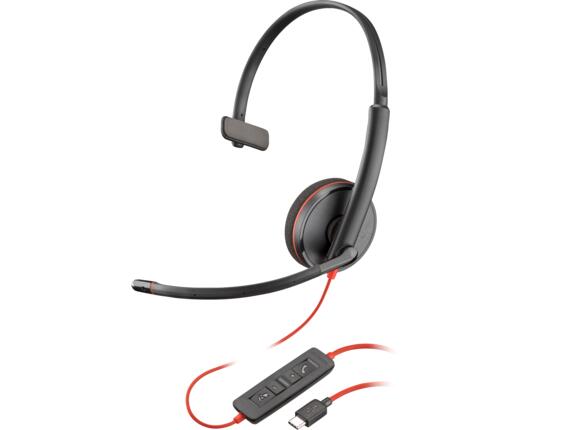 Poly Blackwire 3200 Series 3210 Stereo Headset On-Ear