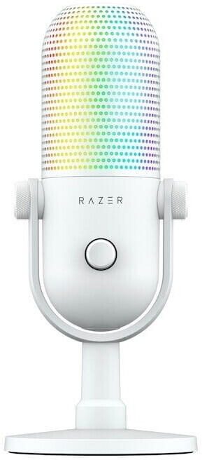 Razer Seiren V3 Chroma RGB-USB-Mikrofon mit Tap-to-Mute, weiß