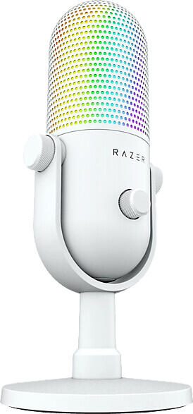 Razer Seiren V3 Chroma RGB-USB-Mikrofon mit Tap-to-Mute, weiß