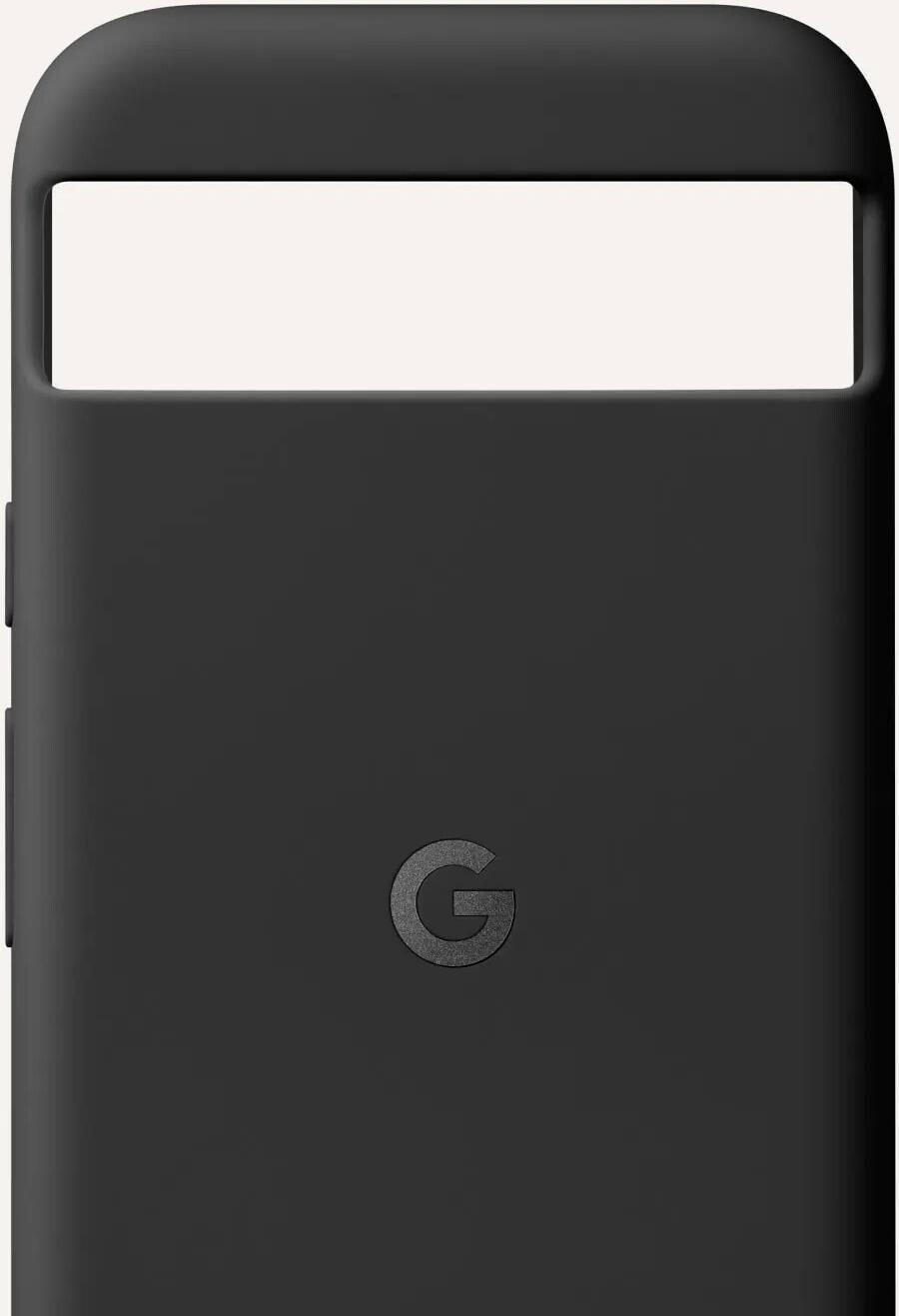 Google Pixel 8a Silikon Case, Obsidian